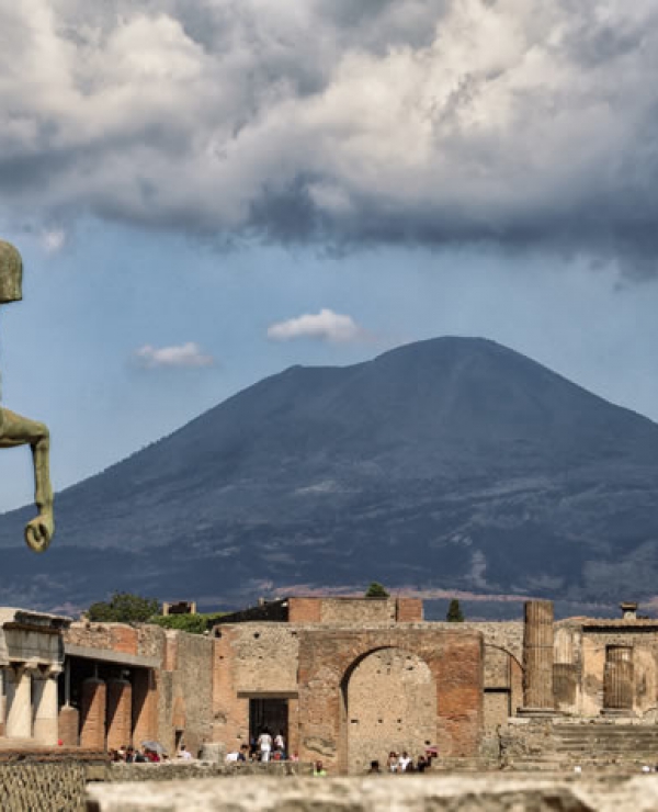 Vista Vesuvio da Pompei