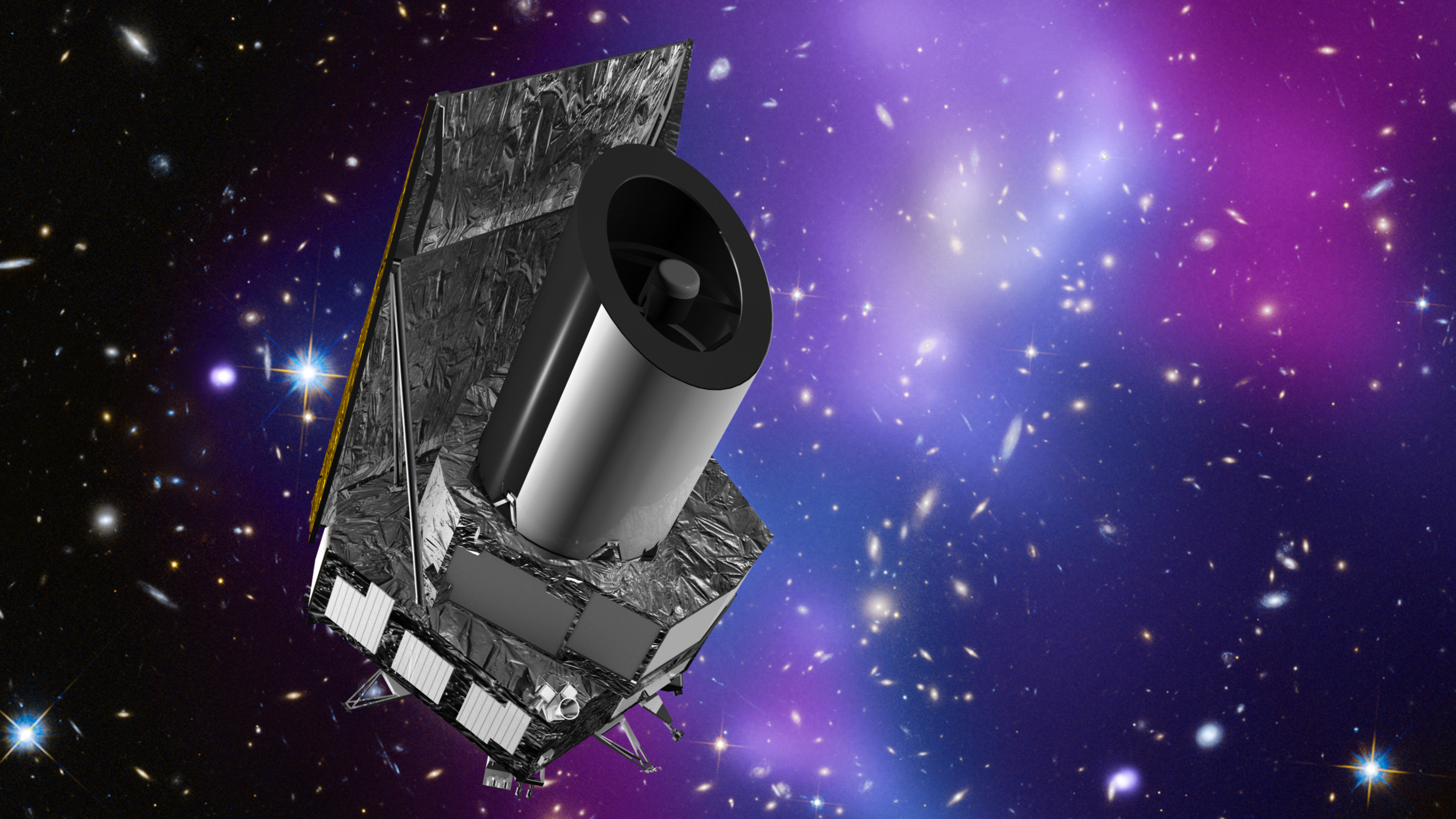 immagine artistica telescopio spaziale Euclid